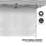 Instant Canopy 10x6.2ft Sidewall for 10x10ft Pop Up Canopy From Redcamp