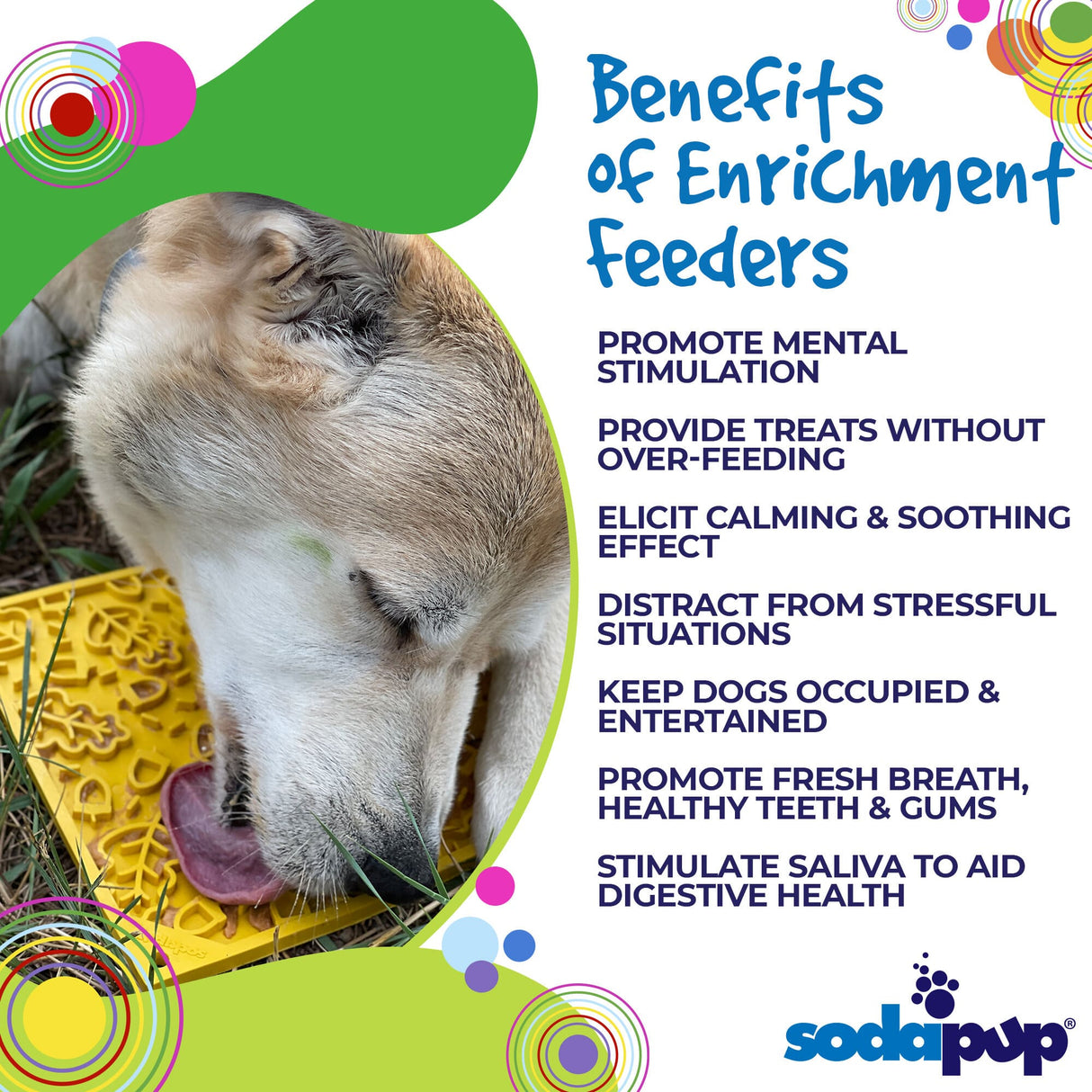 Autumn Design eMat Enrichment Lick Mat From SodaPup