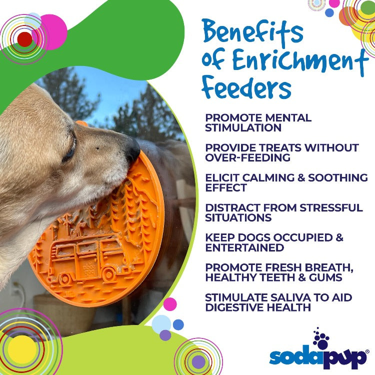 Camp eMat Enrichment Lick Mat With Suction Cups From SodaPup