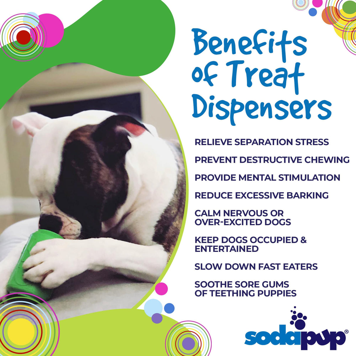 Can Toy Durable Rubber Chew Toy & Treat Dispenser - Average Chewer From SodaPup