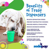 Coffee Cup Durable Rubber Chew Toy and Treat Dispenser From SodaPup
