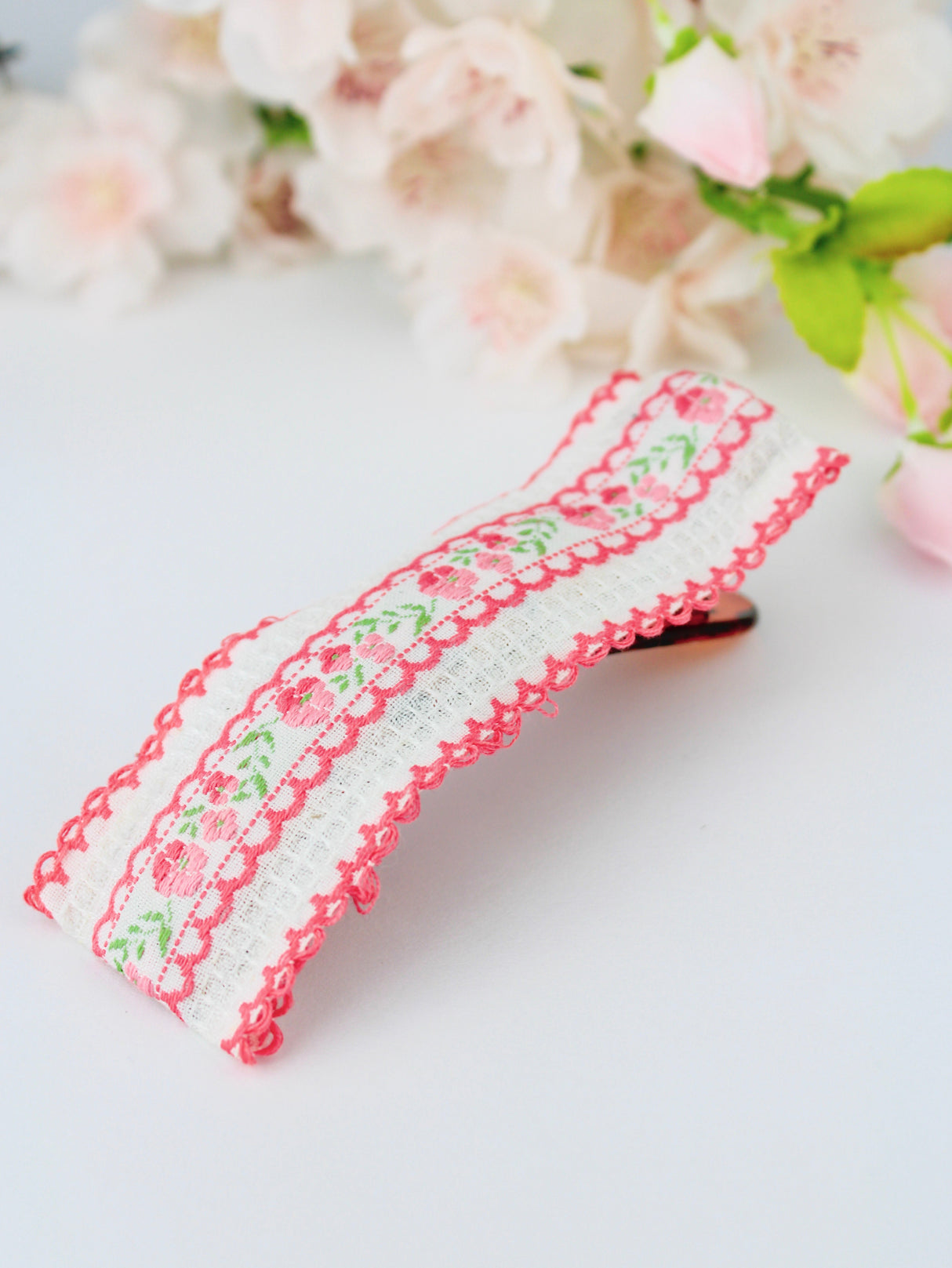 Spring in Sweden Vintage Ribbon Hair Clip from Ash & Rose