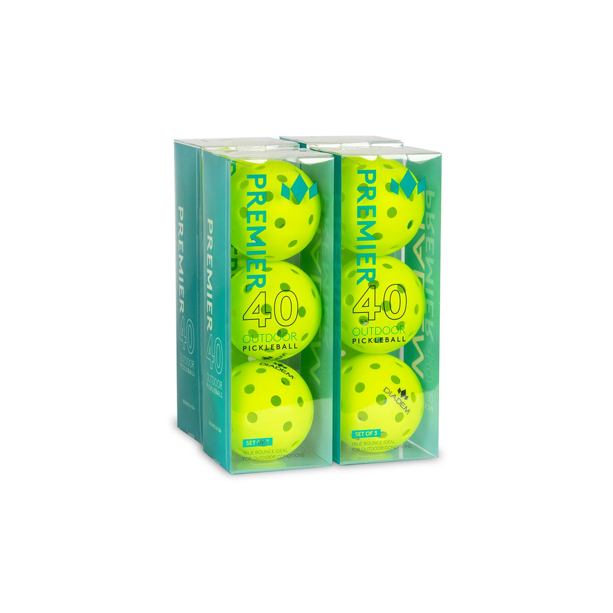 Premier 40 Outdoor Pickleballs from Diadem Sports