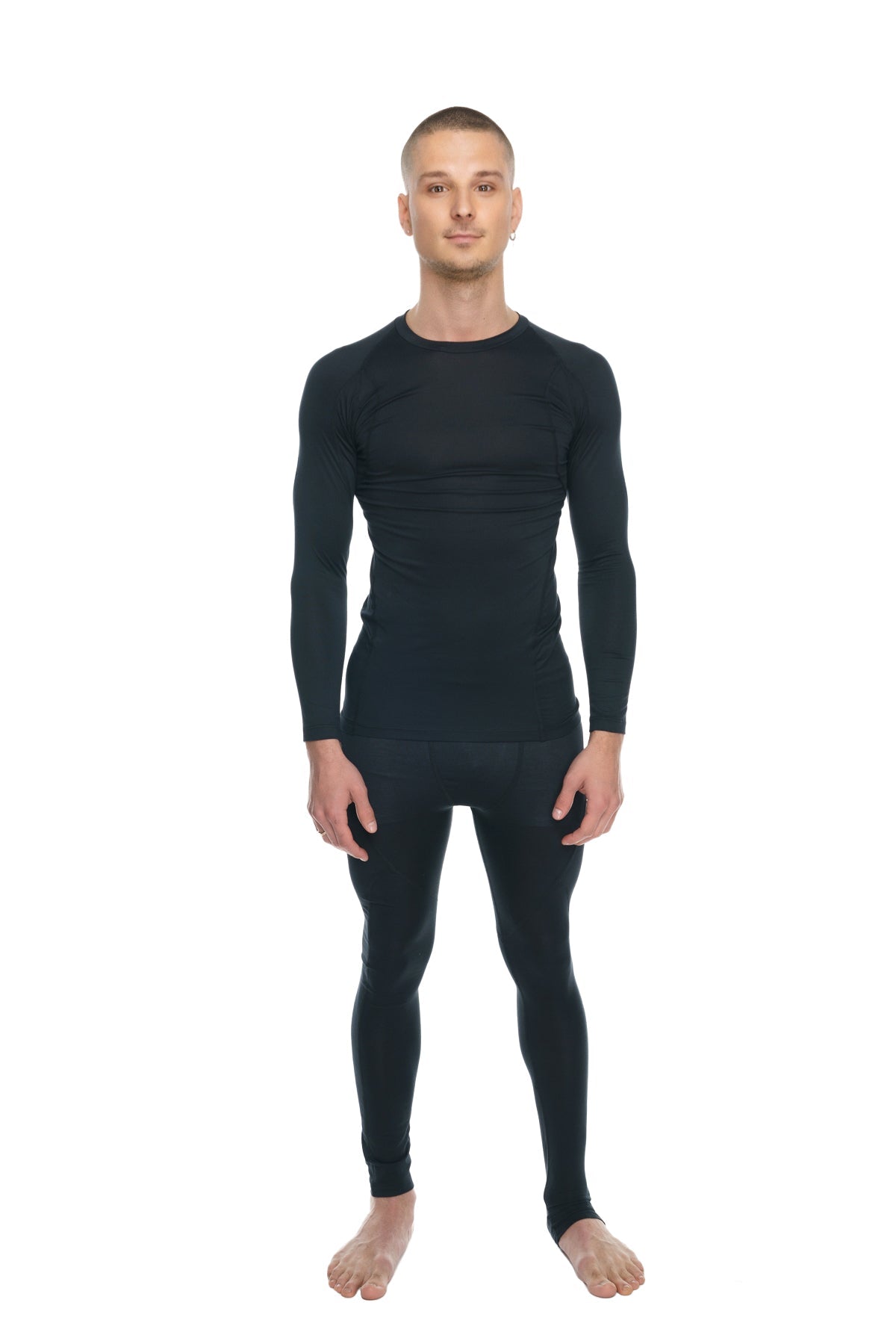 Designer Raglan Crew-Neck Tee - Long Sleeve (Carbon Black) from 4-rth