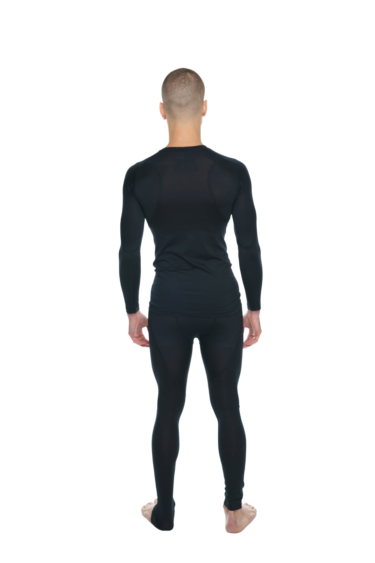 Designer Raglan Crew-Neck Tee - Long Sleeve (Carbon Black) from 4-rth