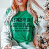 Four Stages Of Life Christmas Tee From Peachy Sunday