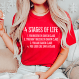 Four Stages Of Life Christmas Tee From Peachy Sunday