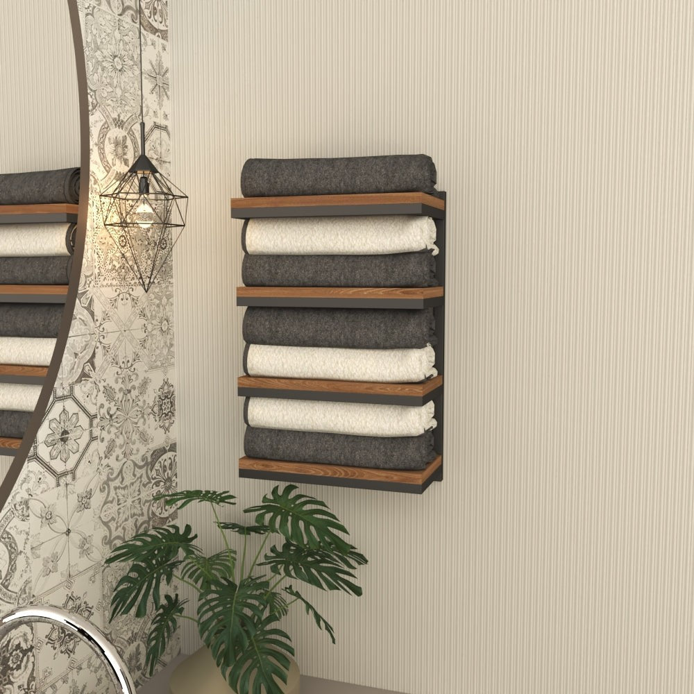 4 Tier Towel Stacker and Bathroom Shelf from VITAHOME DESIGN LLC