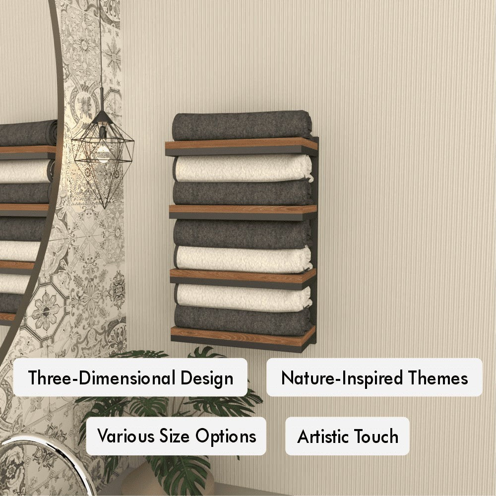 4 Tier Towel Stacker and Bathroom Shelf from VITAHOME DESIGN LLC