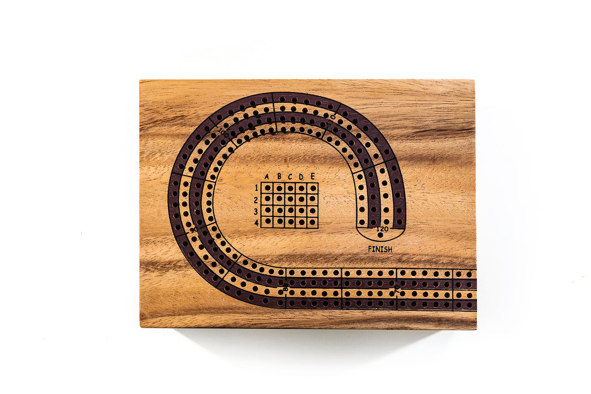 4 Track Cribbage Board from Kubiya Games