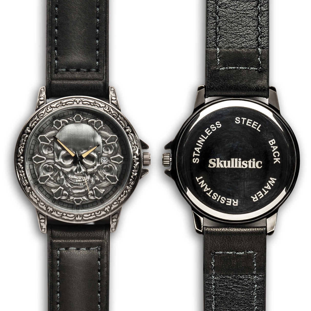 Carved Skull 3D Unisex Watch from Zapps Clothing
