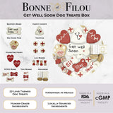 Get Well Soon Themed Dog Treats Gift Box from Bonne et Filou
