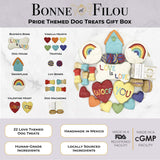 Pride Themed Dog Treats Gift Box from Bonne et Filou