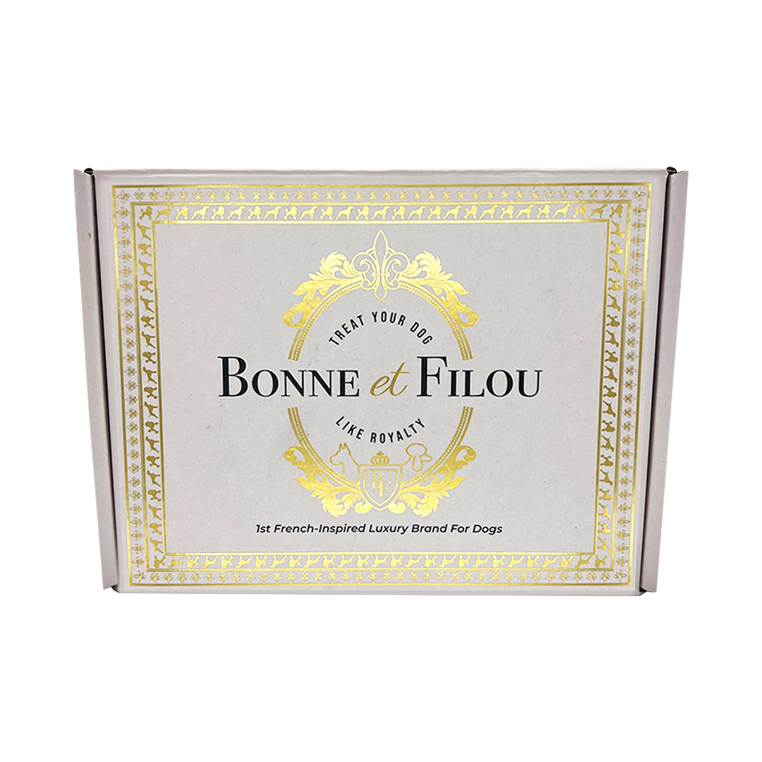40 Count Dog Macaron Treats Gift Box from Bonne et Filou