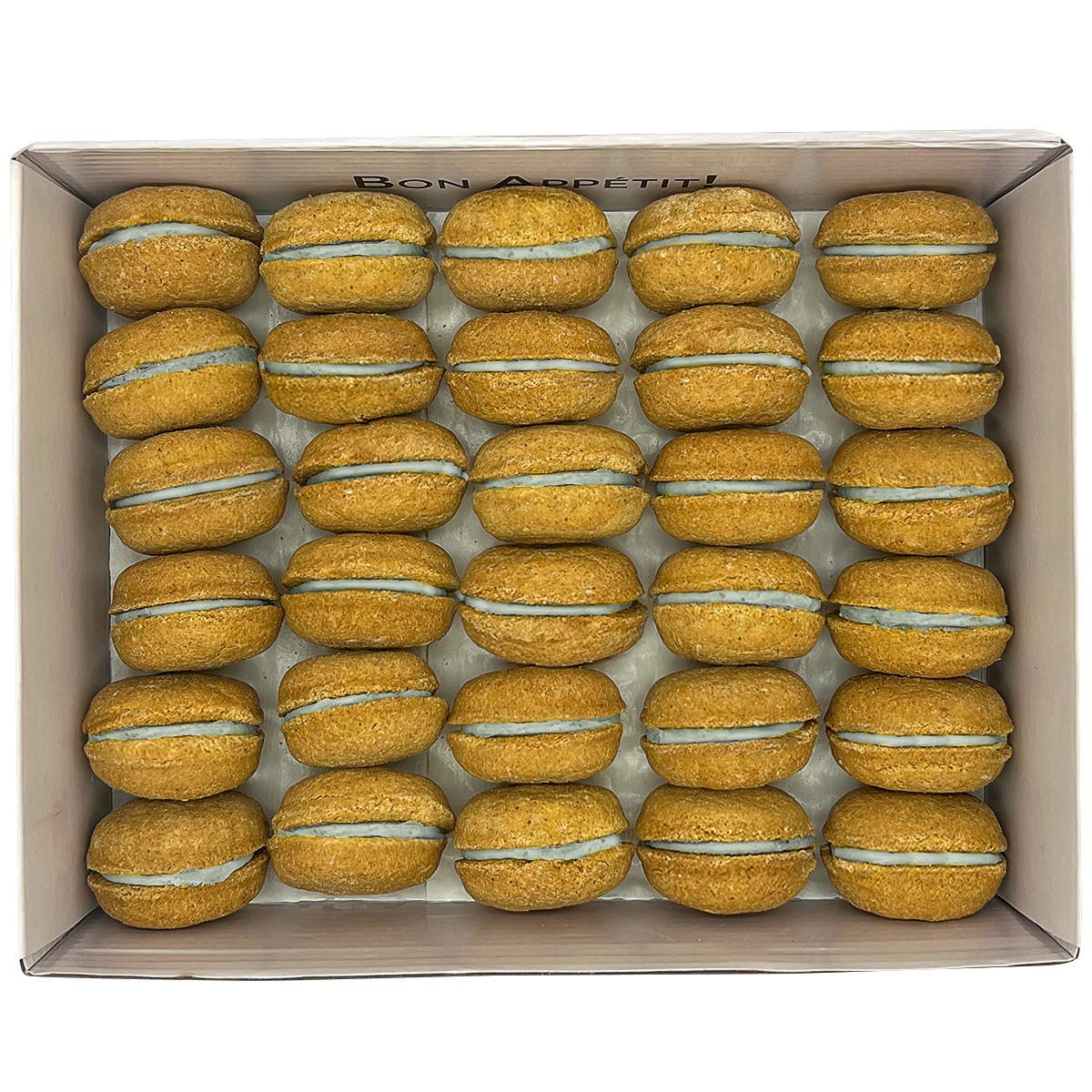 40 Count Dog Macaron Treats Gift Box from Bonne et Filou