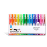 Gel Pens, Soft Grip, 24 Pastel Tone Colors from KINGART