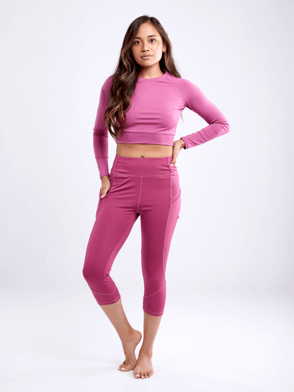 JupiterGear Long-Sleeve Crop Top from Jupiter Gear