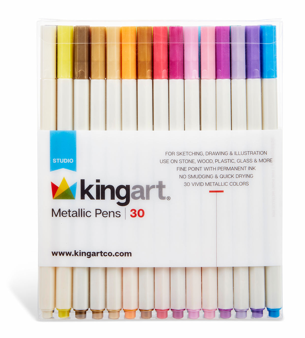 Metallic Pens 30 Colors from KINGART