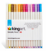Metallic Pens 30 Colors from KINGART