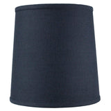 Drum Lamp Shade Textured Slate Navy Blue 12"W x 12"H From LampsUSA