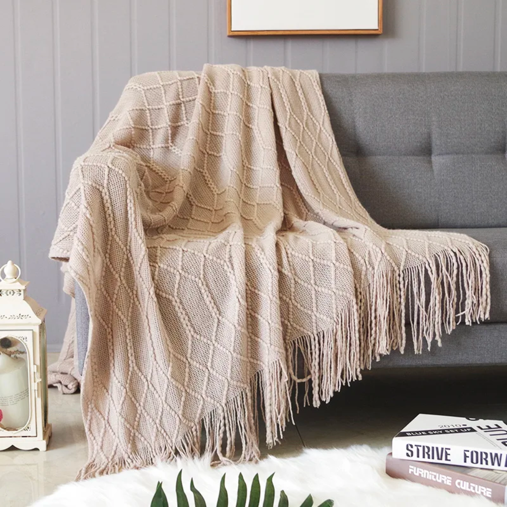 Sunset Siesta Sofa Blanket from Moderny