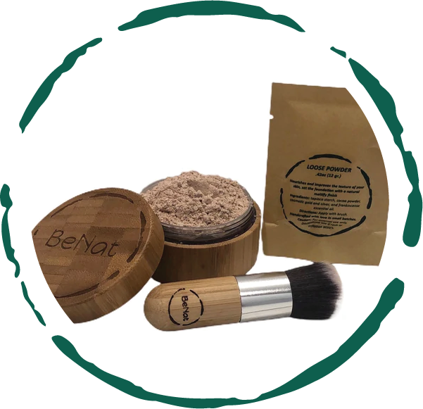 Translucent Loose Powder Set from BeNat