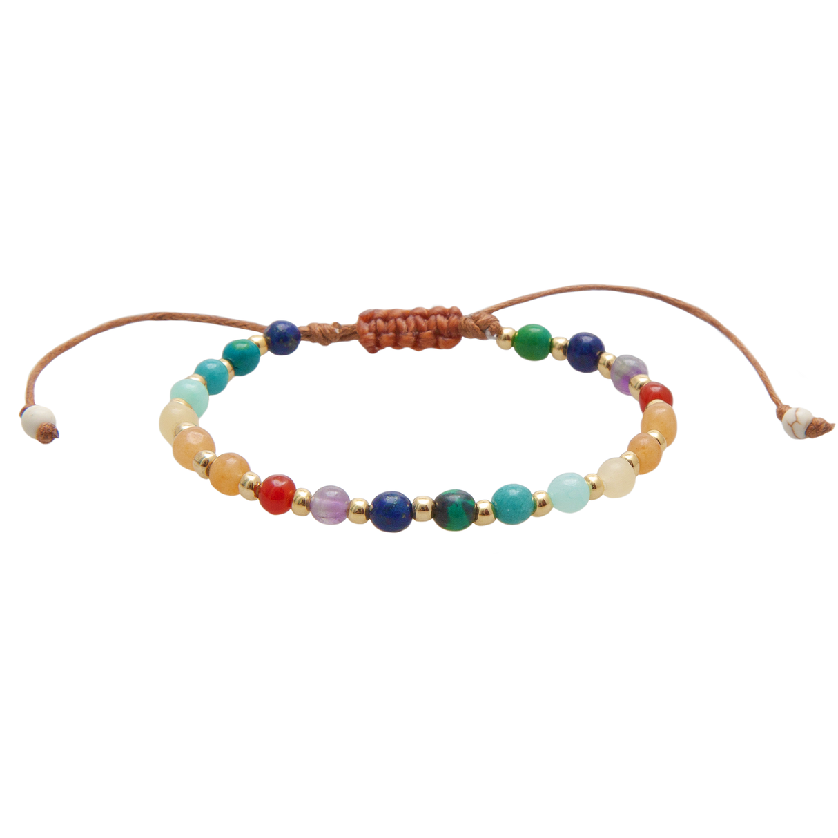 Aloha State of Mind 4mm Metal Accent Healing Bracelet  From LotusAndLuna