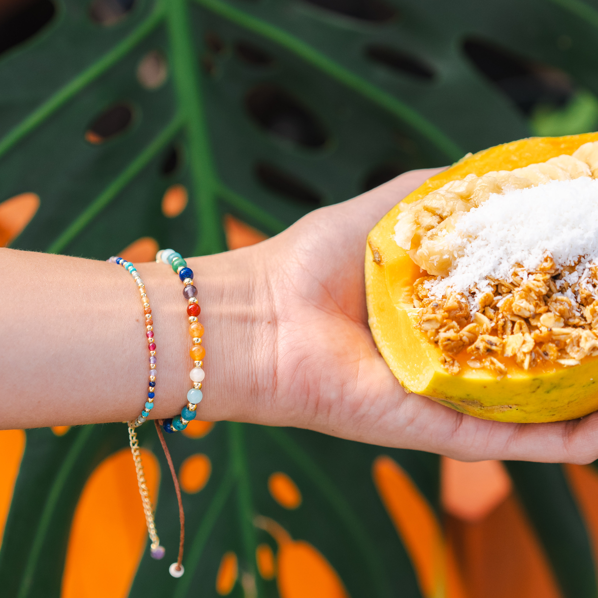Aloha State of Mind 4mm Metal Accent Healing Bracelet  From LotusAndLuna