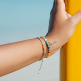 Aloha State of Mind 4mm Metal Accent Healing Bracelet  From LotusAndLuna