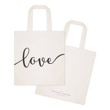 Love Cotton Canvas Tote Bag from The Cotton & Canvas Co.