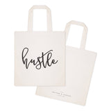 Hustle Cotton Canvas Tote Bag from The Cotton & Canvas Co.