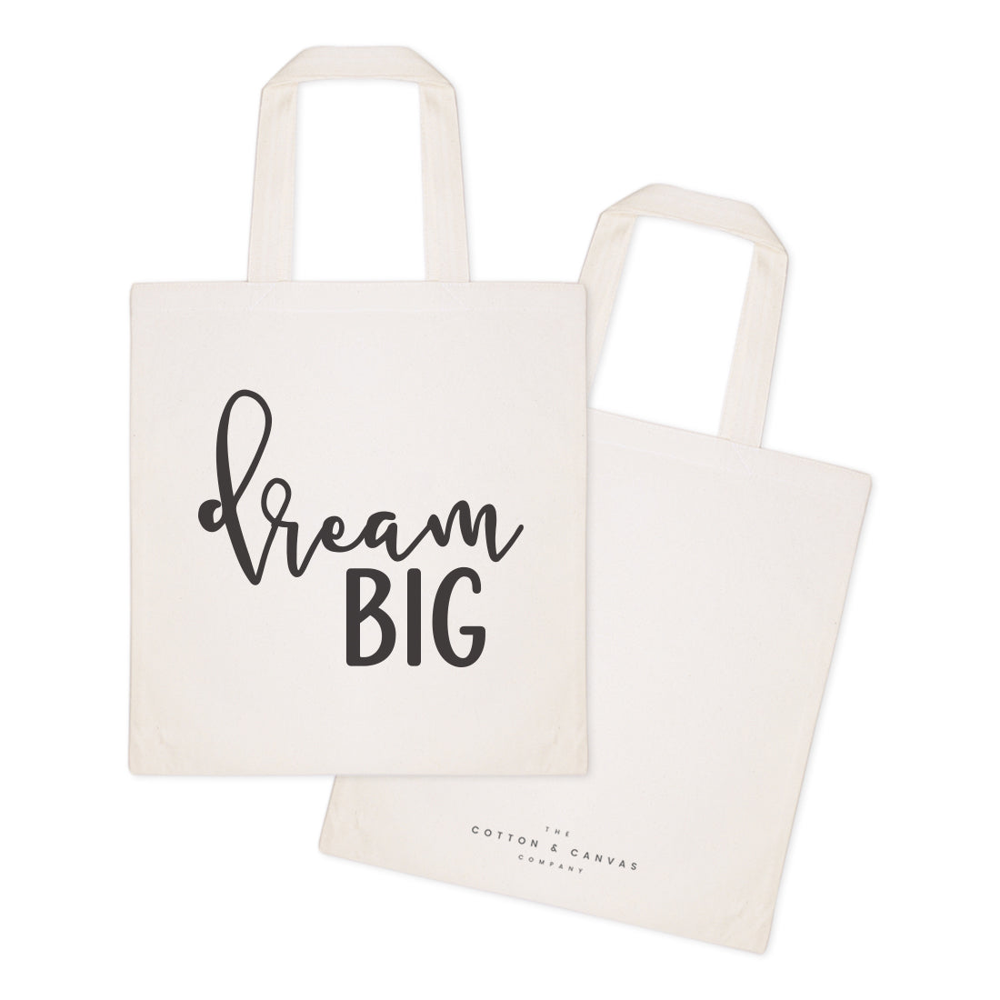 Dream Big Cotton Canvas Tote Bag from The Cotton & Canvas Co.