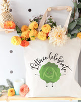 Lettuce Celebrate Cotton Canvas Tote Bag from The Cotton & Canvas Co.