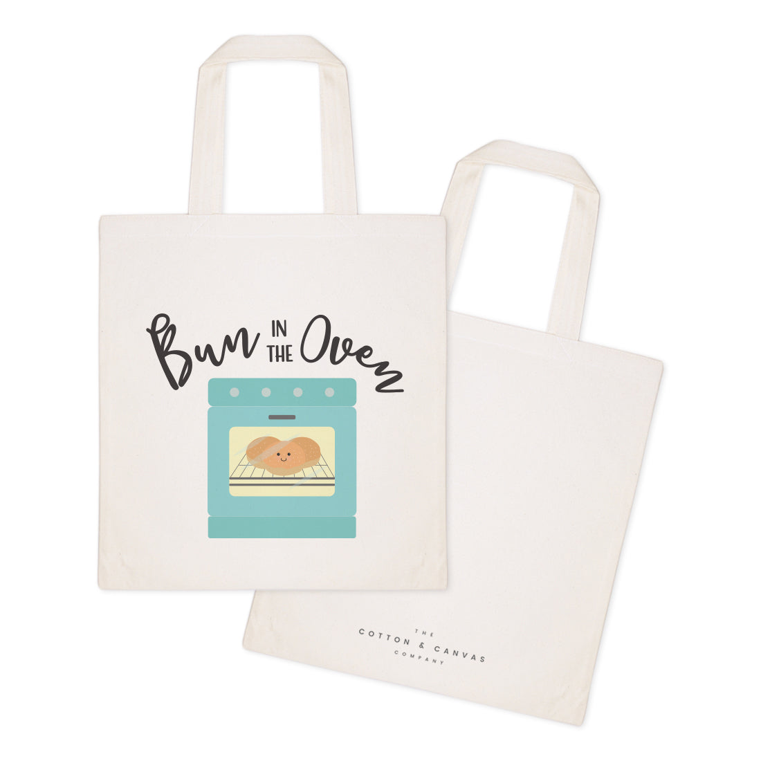 Bun In The Oven Cotton Canvas Tote Bag from The Cotton & Canvas Co.