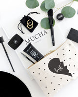 Best Friends Cotton Canvas Cosmetic Bag, 2-Pack from The Cotton & Canvas Co.