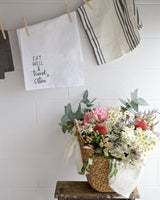 Eat Well Travel Often Kitchen Tea Towel
