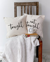 Tonight and Not Tonight Pillow Covers, 2-Pack from The Cotton & Canvas Co.