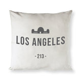 Los Angeles Pillow Cover from The Cotton & Canvas Co.