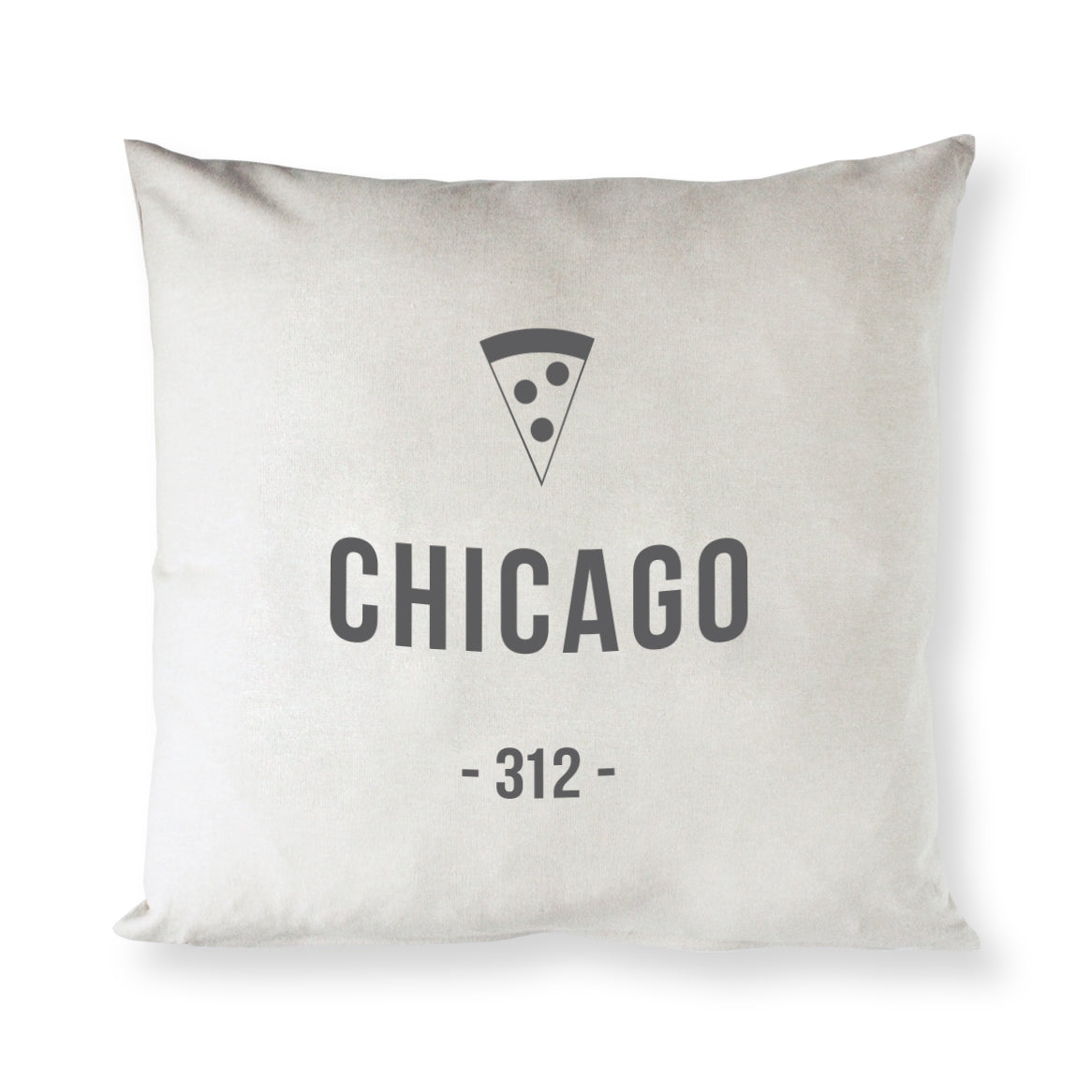Chicago Cotton Canvas Pillow Cover from The Cotton & Canvas Co.