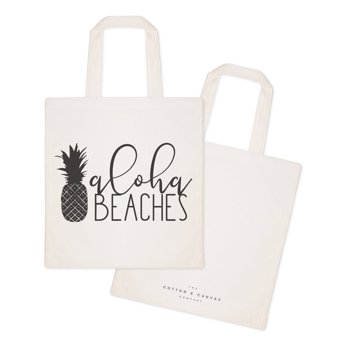Aloha Beaches Cotton Canvas Tote Bag from The Cotton & Canvas Co.