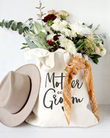 Mother of the Groom Wedding Cotton Canvas Tote Bag from The Cotton & Canvas Co.