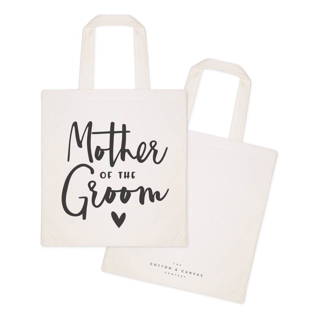 Mother of the Groom Wedding Cotton Canvas Tote Bag from The Cotton & Canvas Co.