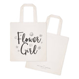 Flower Girl Wedding Cotton Canvas Tote Bag from The Cotton & Canvas Co.