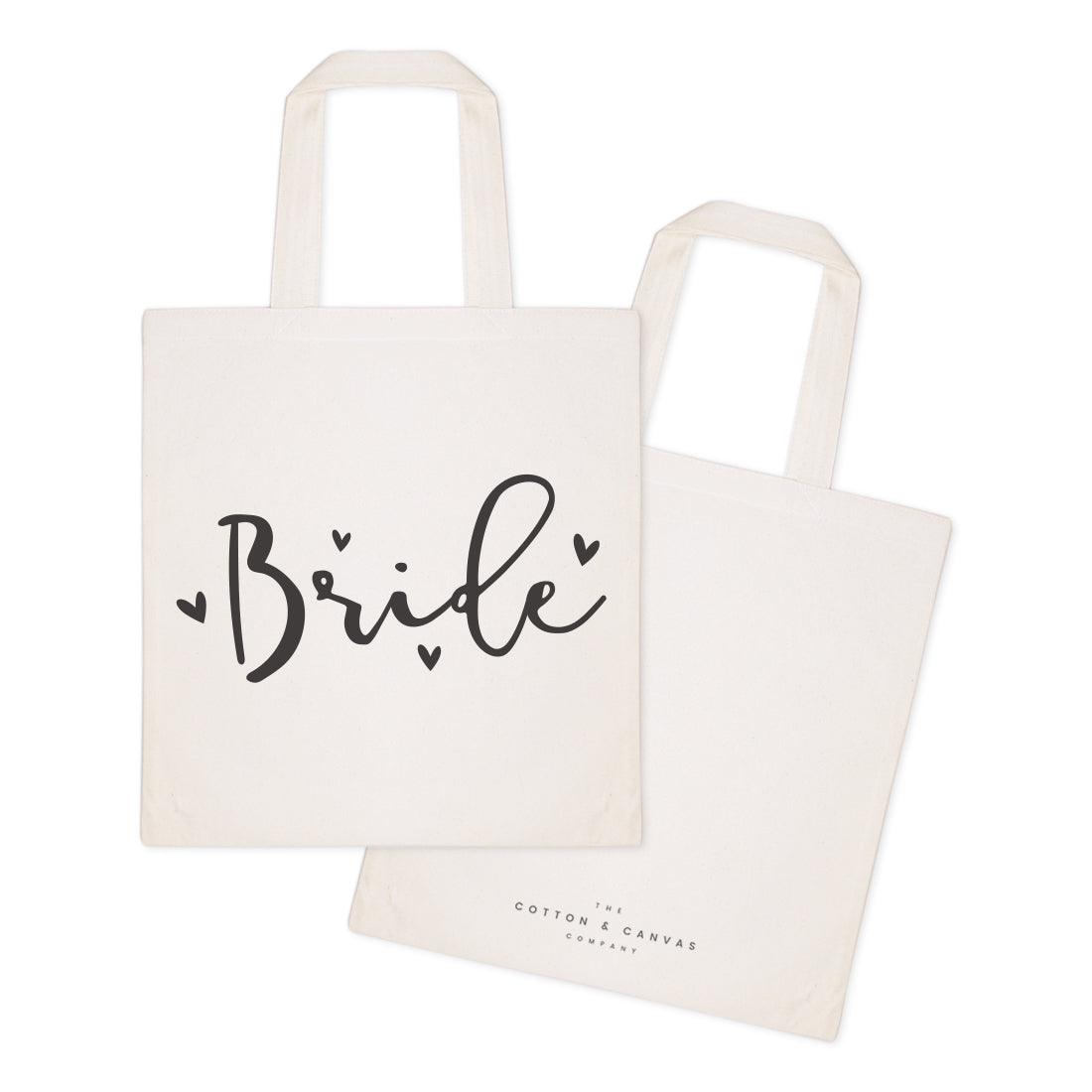 Bride Wedding Cotton Canvas Tote Bag from The Cotton & Canvas Co.