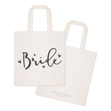 Bride Wedding Cotton Canvas Tote Bag from The Cotton & Canvas Co.