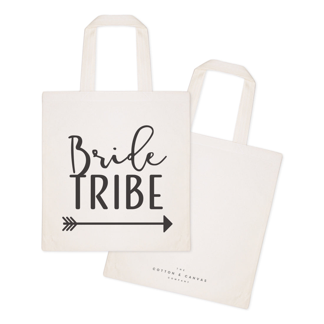 Bride Tribe Wedding Cotton Canvas Tote Bag from The Cotton & Canvas Co.