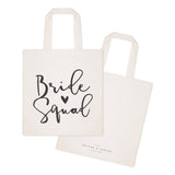 Bride Squad Wedding Cotton Canvas Tote Bag from The Cotton & Canvas Co.