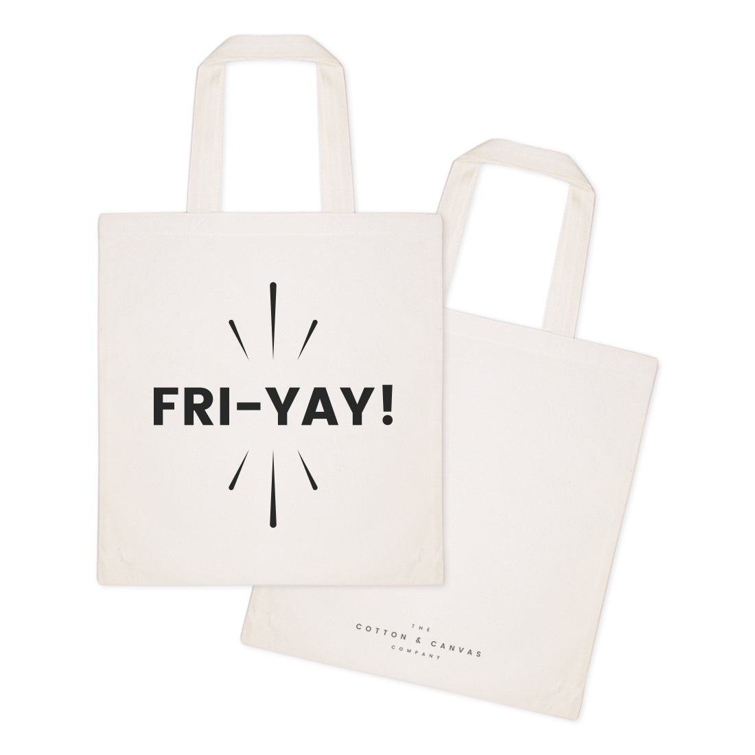 Friyay Weekend Cotton Canvas Tote Bag from The Cotton & Canvas Co.