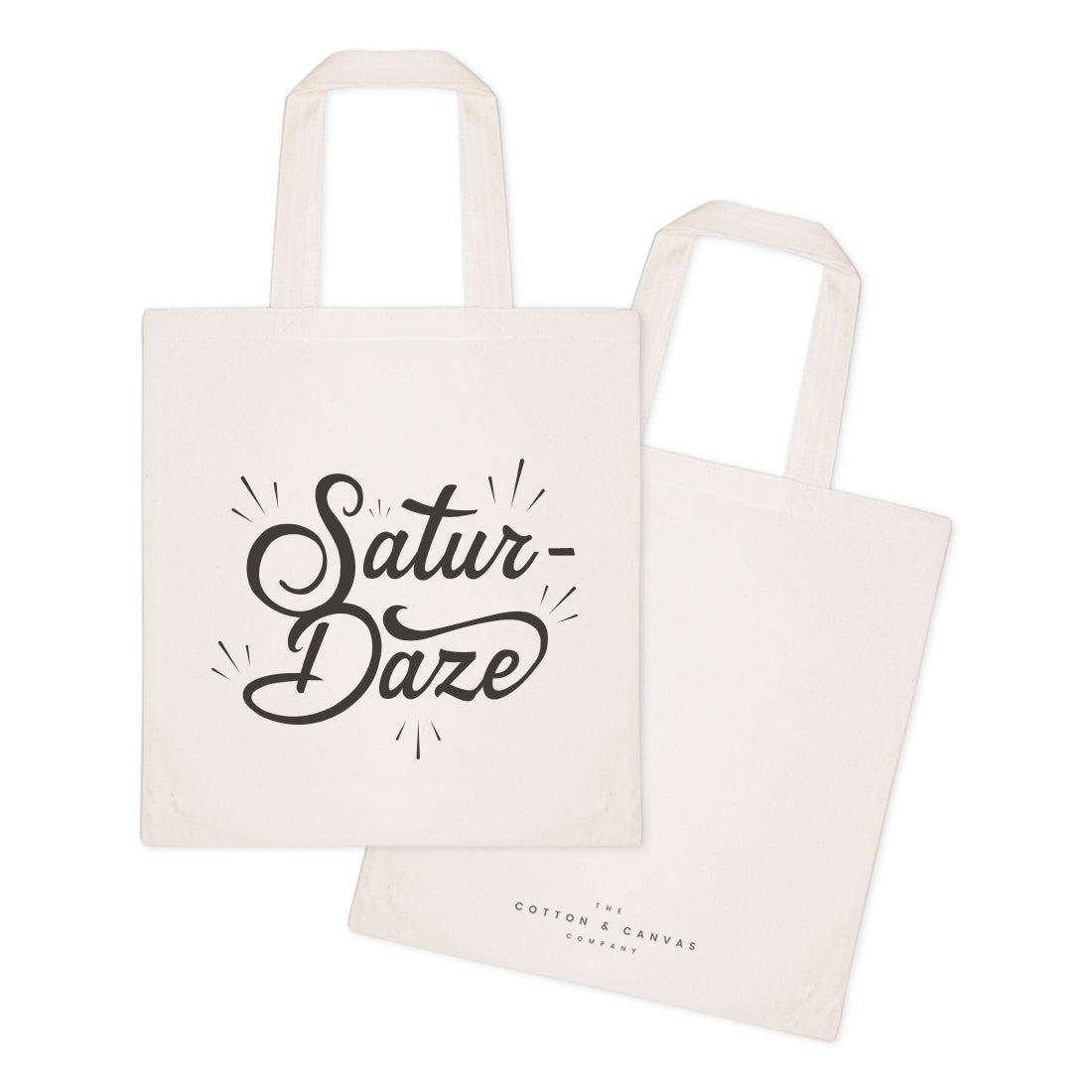 Saturdaze Weekend Cotton Canvas Tote Bag from The Cotton & Canvas Co.