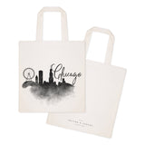 Chicago Cityscape Cotton Canvas Tote Bag from The Cotton & Canvas Co.